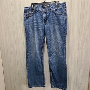 Mens Seven 7 Jeans Size 36x30 Embroidered